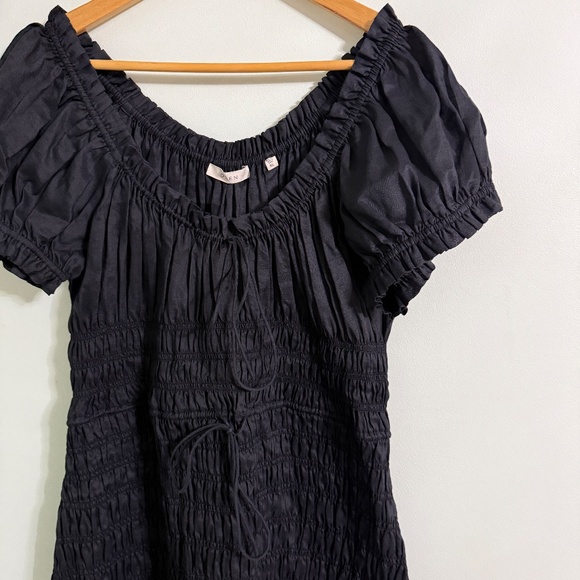 Doen Black Ruched Dress - Picture 5 of 7